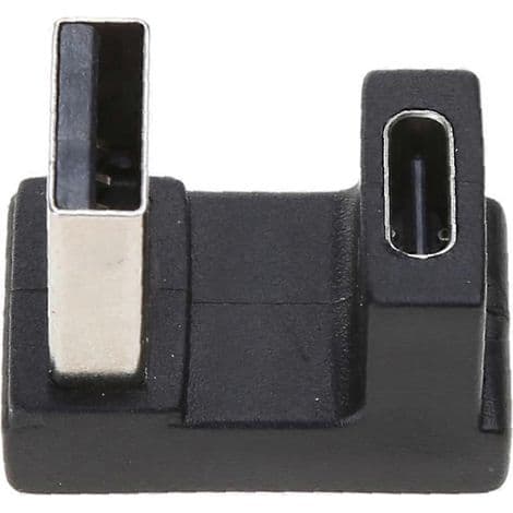 90 asteen USB 3.0 uros-naaras Type-C-adapteri, oikea kulma, USB C -jatko