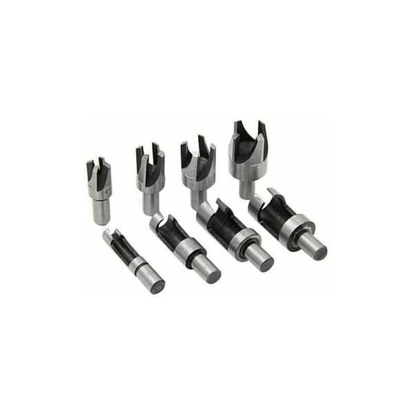 Treproppkutter - LARGEIGHT - 8 STK - Diametre 6 mm til 16 mm - Karbonstål - Boresett