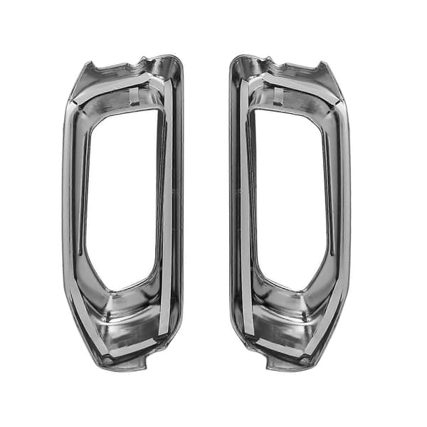 for 2021 ABS Krom Front Tåkelys Lampe Deksel Trim Tåkelysramme Dekorativ Ramme Stil A