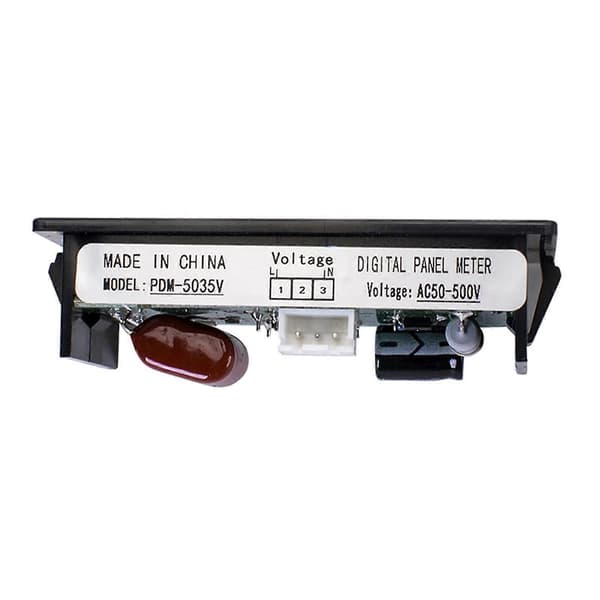 Digital AC Voltmeter Panel AC50-500V Frekvenstæller 10.0-99.9 Hz LED Display