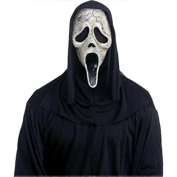 Ghost Face Mask för Halloween Kostym Vuxen Scream VI