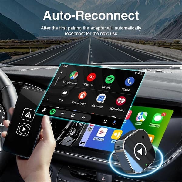 Carplay Box til Android 2 I 1 Kablet til Trådløs AI Box Kablet til Trådløs Trådløs Carplay Adapter til Mg