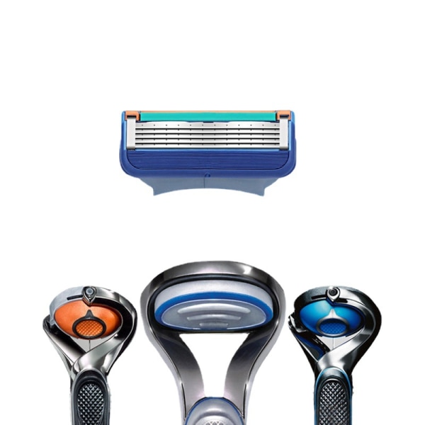 5 stykker barberblader for menn, femlags manuelle barberblader