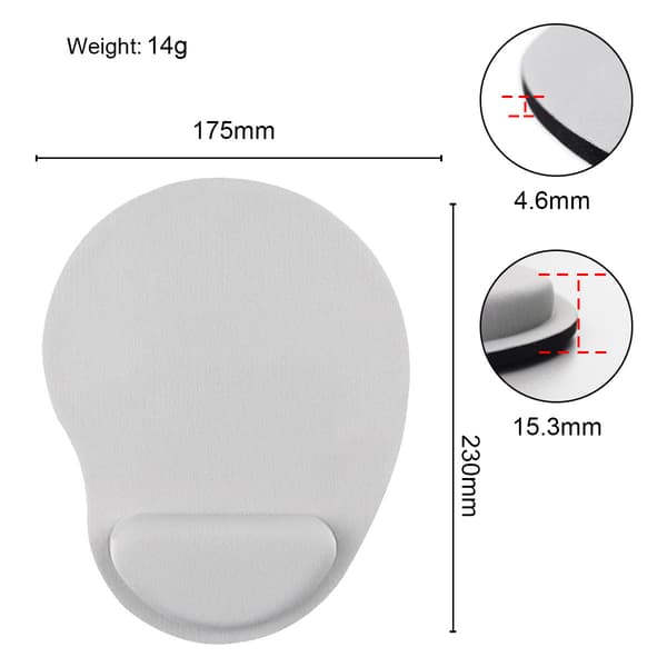 EVA Wrist Rest Mouse Pad for Comfortable Typing