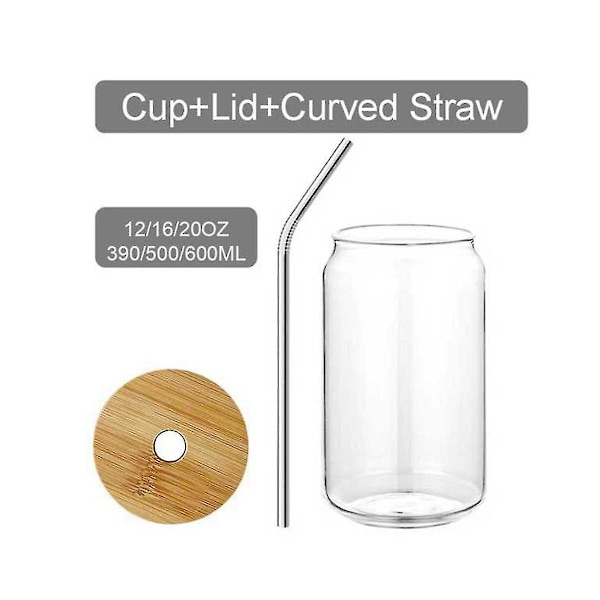 Nordisk Simpel Transparent Glas Kop Kaffe Vin Mælk Øl Cola Juice Kold Drikke Sæt Håndlavede Dåser