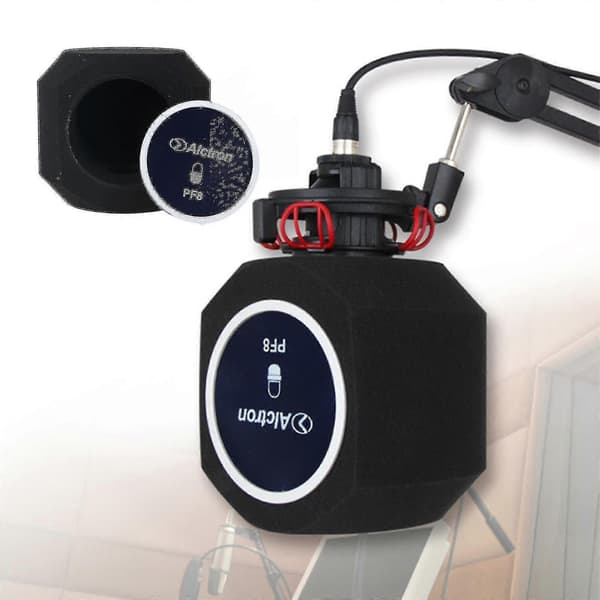 Inspelningsfilter Alctron Pf8 Studiomikrofonskärm Akustisk Svamp Ljudisolerad