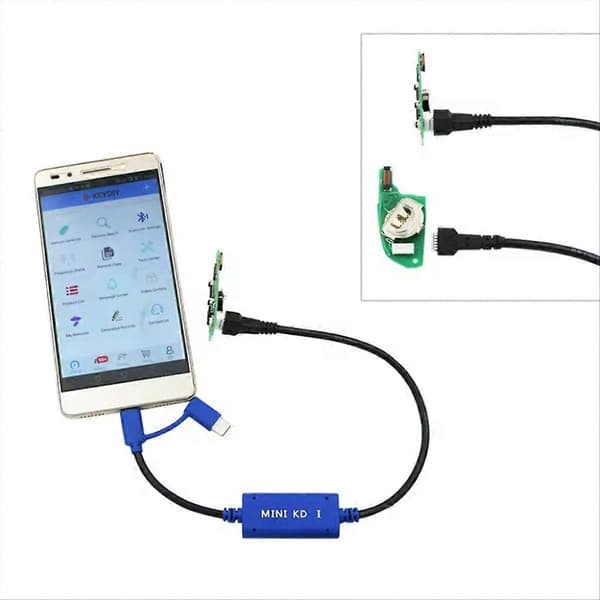 For KEYDIY Mini Tool - Fjernkontrollnøkkelgenerator, Støtter Android & IOS, Automatisk nøkkelprogrammering