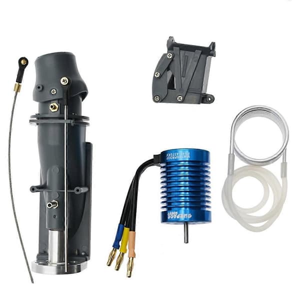 Vattenjet Thrustermunstycke Kraftspruta Pump Vattenjetpump med 3650 Borstlös Motor + Vattenkylningsjacka