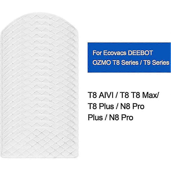 50 st Engångs Våtservetter för Ecovacs Deebot Ozmo T8 T8+ T8 Aivi T8 Max