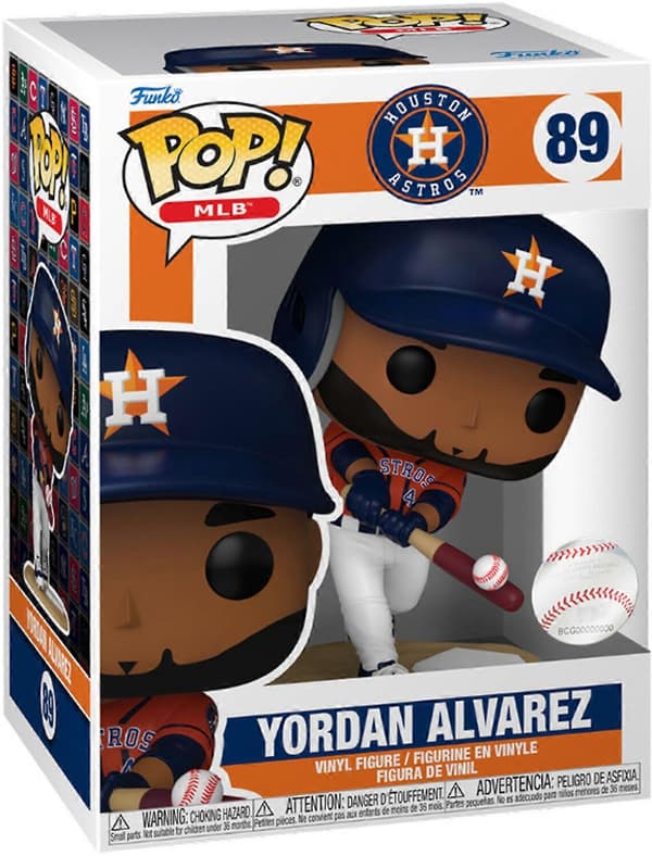 FUNKO POP! MLB: Houston Astros - Yordan Alvarez [SAMLEOBJEKTER] Vinyl Figur USA import