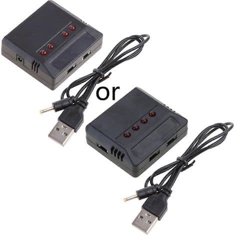 3.7V 2000mAh Li-ion Batteri 903048 med USB-oplader til KY601S H11D H11C RC Droner - Reservedele