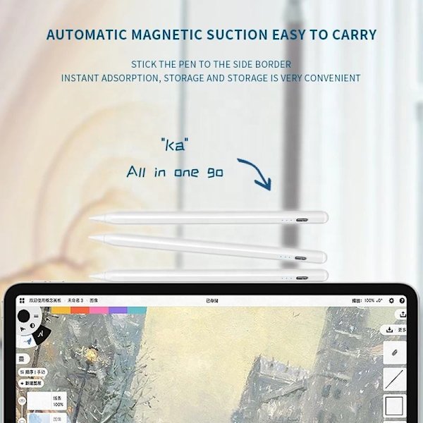 Styluspen til iPad (2018 og senere) USB-C Sort iPad