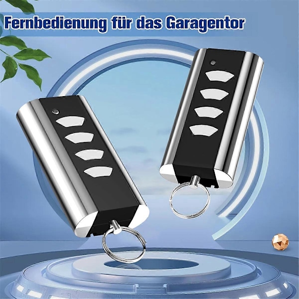 Fjernkontroll for Entrematic RCU 433-4K, RCU 433-2K, EA433 2KM, 433.92 Rullende Kode Garasjeport Fjernkontroll 2 stk