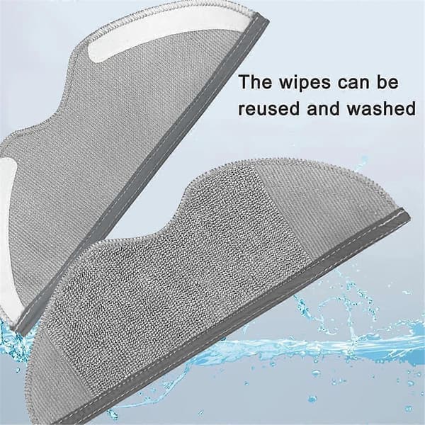 Moppepuder til Xiaomi Robotstøvsuger E5 / C108 Robotstøvsuger Tilbehør Vaskbare Mikrofiber Mopper