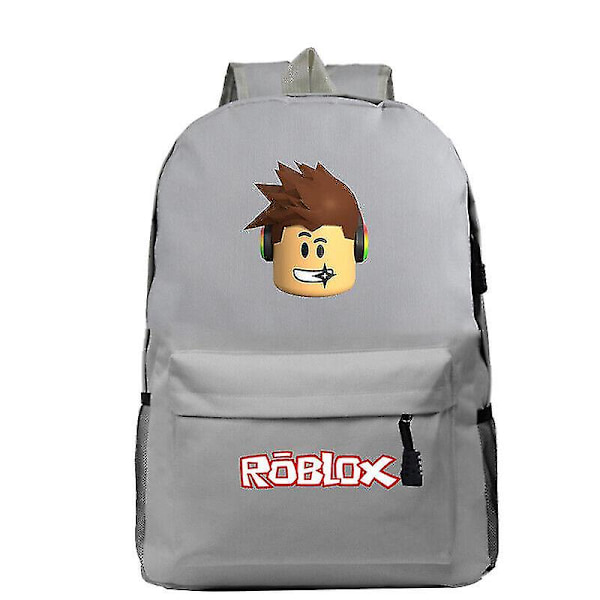 Unisex Rejsetaske Skoletaske Roblox Trykte Rygsække - FARVE: blå