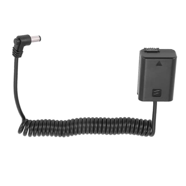 NP-FW50 Dummy Batteriadapter med DC-strømkabel for A7-kameraer