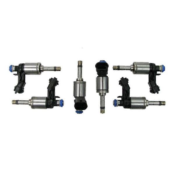 6x Drivstoffinjektorer Tilbehør 12663380 Erstatning Passer for Chevy Bil