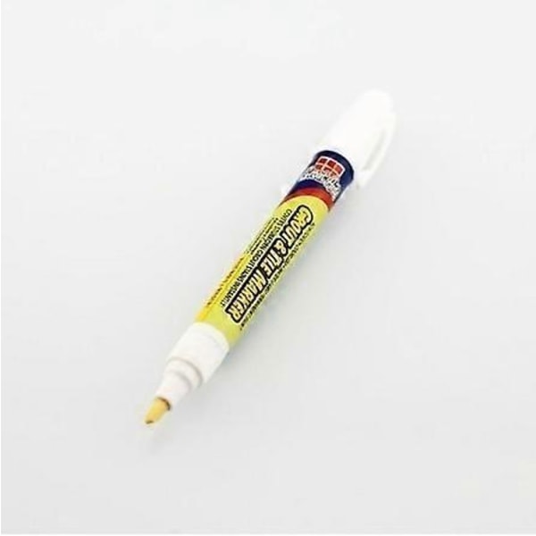 Caulking Creative Grout och Grout-Aide Kakelmarkör Keramisk Kakel Renoveringspenna Vit Vändbar Spets