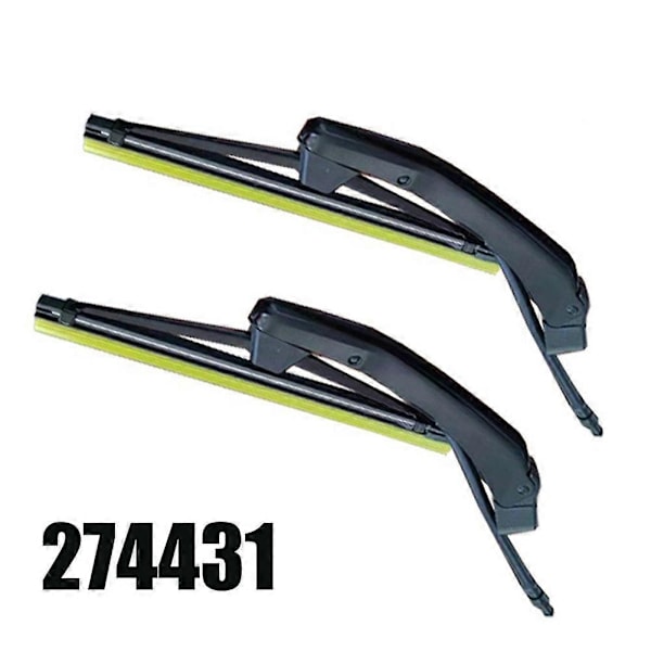 2 stk. Bil Frontlysk Viser Svart Plast Høyre + Venstre Vindusviskere 274431 For Volvo S80 S90 V90 340 360 740 760 940 960