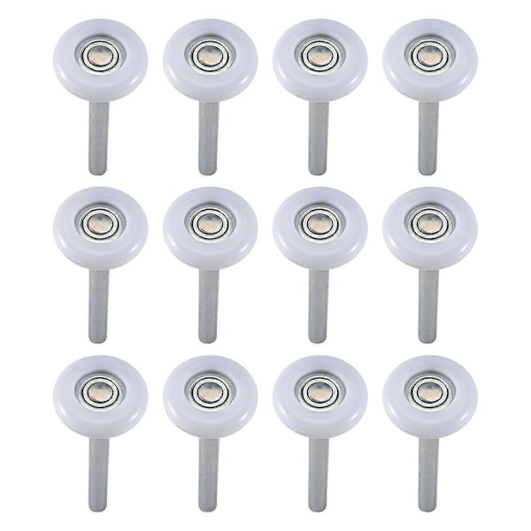 12-pack 2 tums garageportsrullar, 6200ZZ kullager nylon garageportsrulle, för bostäder och kommersiellt bruk