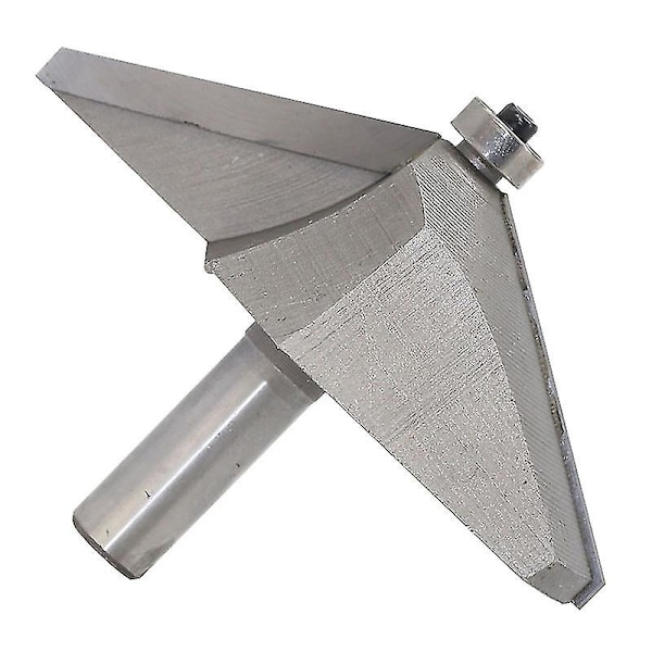 60 Graders Träbearbetningshäst Näslinjeskärare Carving Machine Träbearbetningsfräs med Lager Trimming Cutter Typ Gong Cutter 1/2 Shank