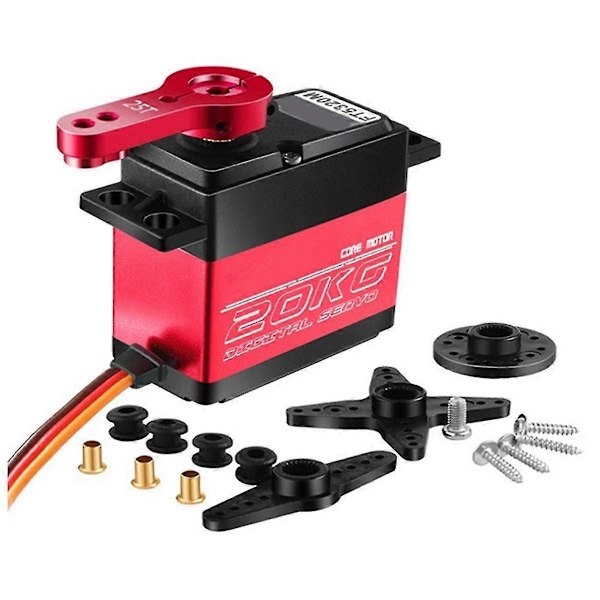 FT5330M Digital Servo 20KG Vattentät Borstlös Höghastighets Servo Metallväxel Digital Servo för 1/8 1