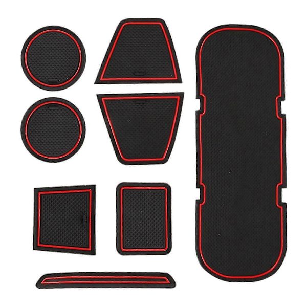 Liukumaton auton oven kumikuppityyny punainen porttilokeron matto 86 BRZ GT86 FT86 FR-S 2012-2019 Mat Acc JP