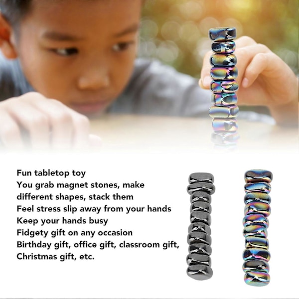 20 stk Magnetiske Steiner Bulk Barnespill Sjakk Utdannende Magnet Fargerik og Svart