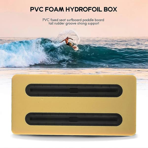 Hydrofoil Rail Box Foil Box Pvc Skum Hydrofoil Box (Sort)
