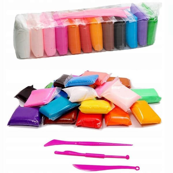 Plastelina Senso Ler Polymer Skum 12 Stk