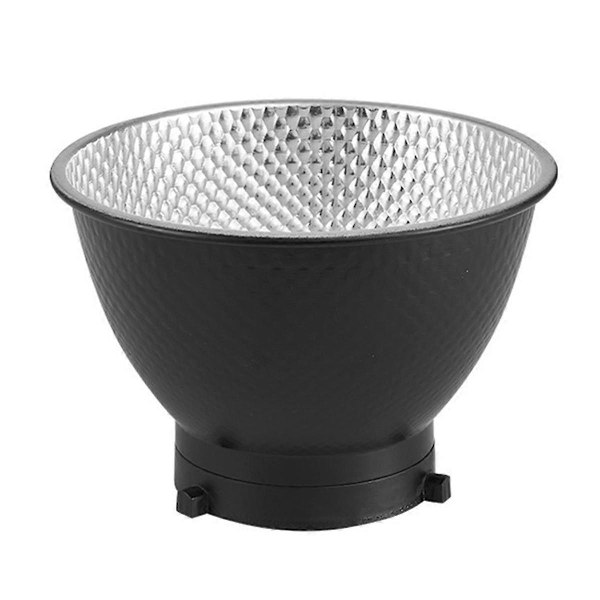 Standard Reflektor Diffuser Lampskärm Skål för Bowens Bajonettfattning Studio Strobe Blixtljus Reflektor 55 Grader