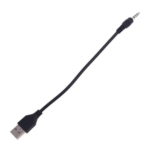 USB hane till 3,5 mm ljud AUX-kontakt adapterkabel för MP3 MP4