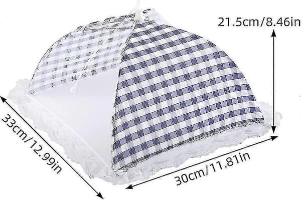4 st Acsergery Mattskydd Mesh Pop Up Mat Fluga Skydd Tårtnät Skydd Nätduk