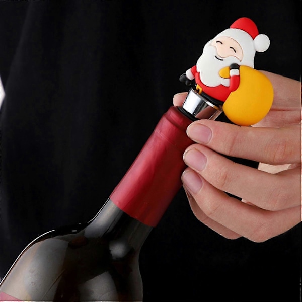Snögubbe Vinkork - Perfekt julklapp för vinentusiaster