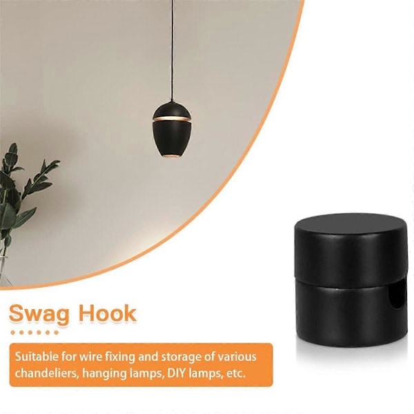 3-pack Takkrok för Hängande Taklampor, Pendellampskrok för Taklampa, Takkrokar