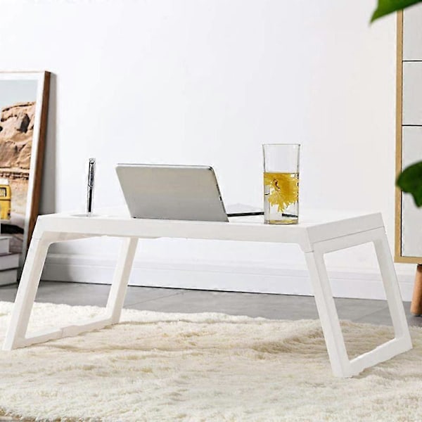 Foldbart Laptopbord til Seng, Skriveborde til Skødet Seng Laptops Bakker til Spisning og Laptop Stand Skødebord, Com