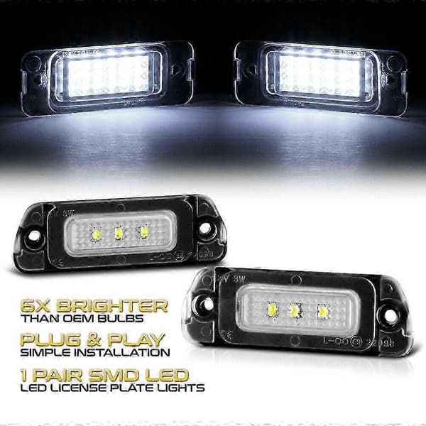 LED Nummerplåtsbelysning SET för W164 W251 2025 walkbee
