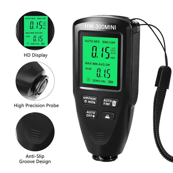 Automotive Coating Thickness Tester Digital Display Coating Thickness Gauge for Bil