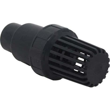 Bottenventil, kulbackventil, sug 25, 32, 40 mm, PVC-silbackventil för poolpump (innerdiameter 32 mm)