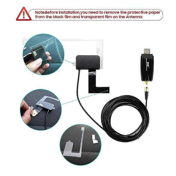 DAB+ BOX Adapter Dab USB Kun til OSSURET Mærke Bil Multimedieafspiller SZRH AF-
