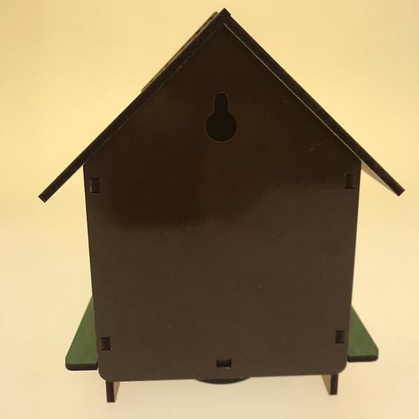 Väderhus Trä Chalet Barometer Termometer Och Hygrometer Heminredning Vägg Hängande Ornament