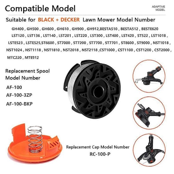 Andre tilbehør til gressklippere for Black & Decker GH400