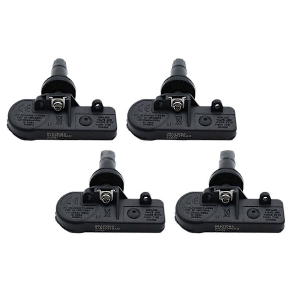 4 stk. Dekktrykksensorer 68241067Ab Direkte Erstatning for Dodge Charger