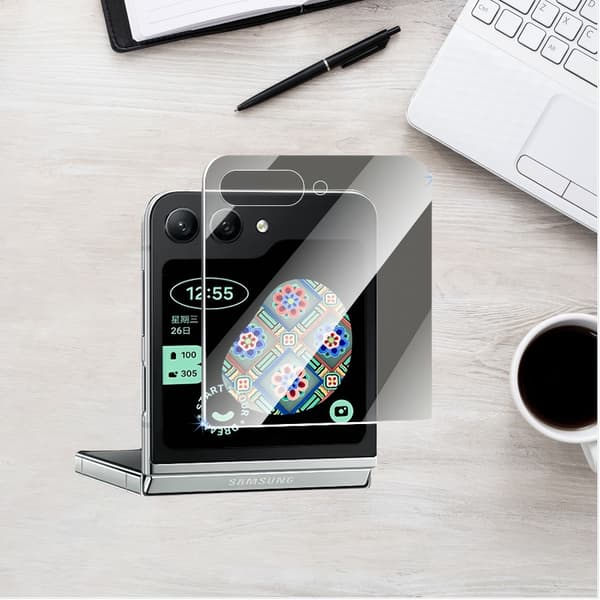 Tempered Glass Screen Protector for Samsung Galaxy Z Flip6 - Full Coverage, Transparent and Anti-Spy