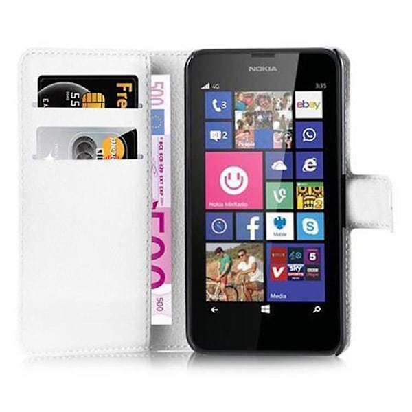 Nokia Lumia 630 / 635 Sleeve Cover Case - med kortspor og stativfunksjon