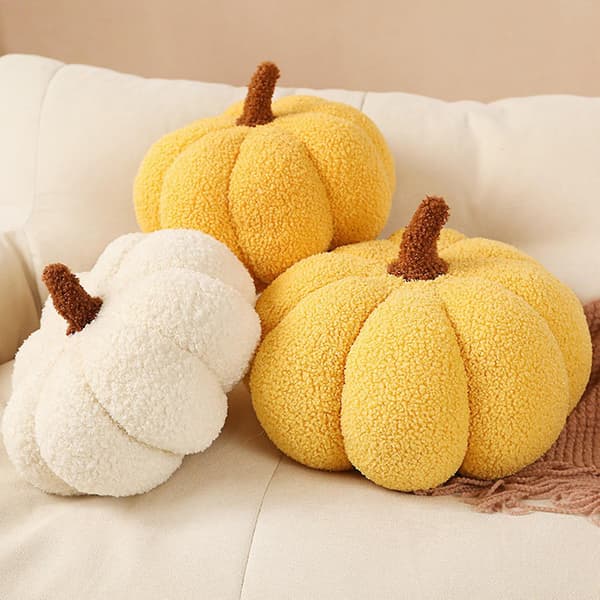Fylld Pumpa Plysch Leksak Halloween Soffa Pumpa Kudde Ornament