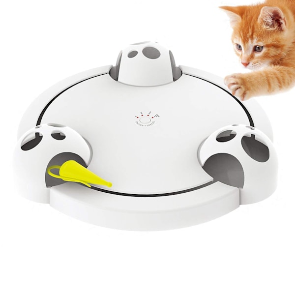 Pounce Katt Leksak, Interaktiv Automatisk Leksak Justerbar Elektronisk Batteridriven Leksak