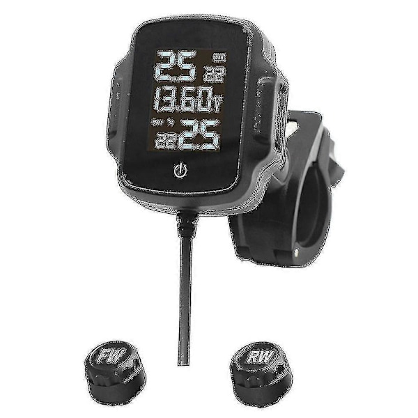 Motorcykel Tpms Motorcykel Dæktryksovervågningssystem Dæktemperaturalarmsystem Med Qc 3.0 - JZ