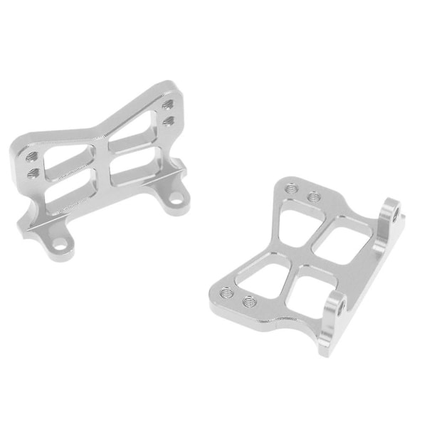 1/24 Skala Modelbil Dele Metal Side Pedaler Stel Pedal 1 Sæt Til Axial Scx24 90081, Sølv