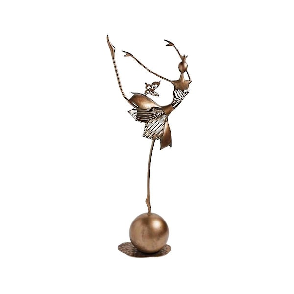 Dansende Skulptur Abstrakt Resin Statue Kunsthåndverk Moderne Grasiøse Dansbevegelser Samleobjekt Figur Ornamenter Tv A